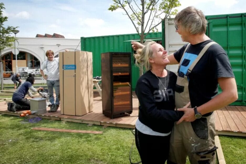 Een restaurant neemt met veel plezier wijnbewaarkasten in ontvangst!