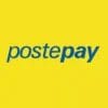 Das Wort „postepay“ in blauen Kleinbuchstaben, zentriert auf einem leuchtend gelben Hintergrund.